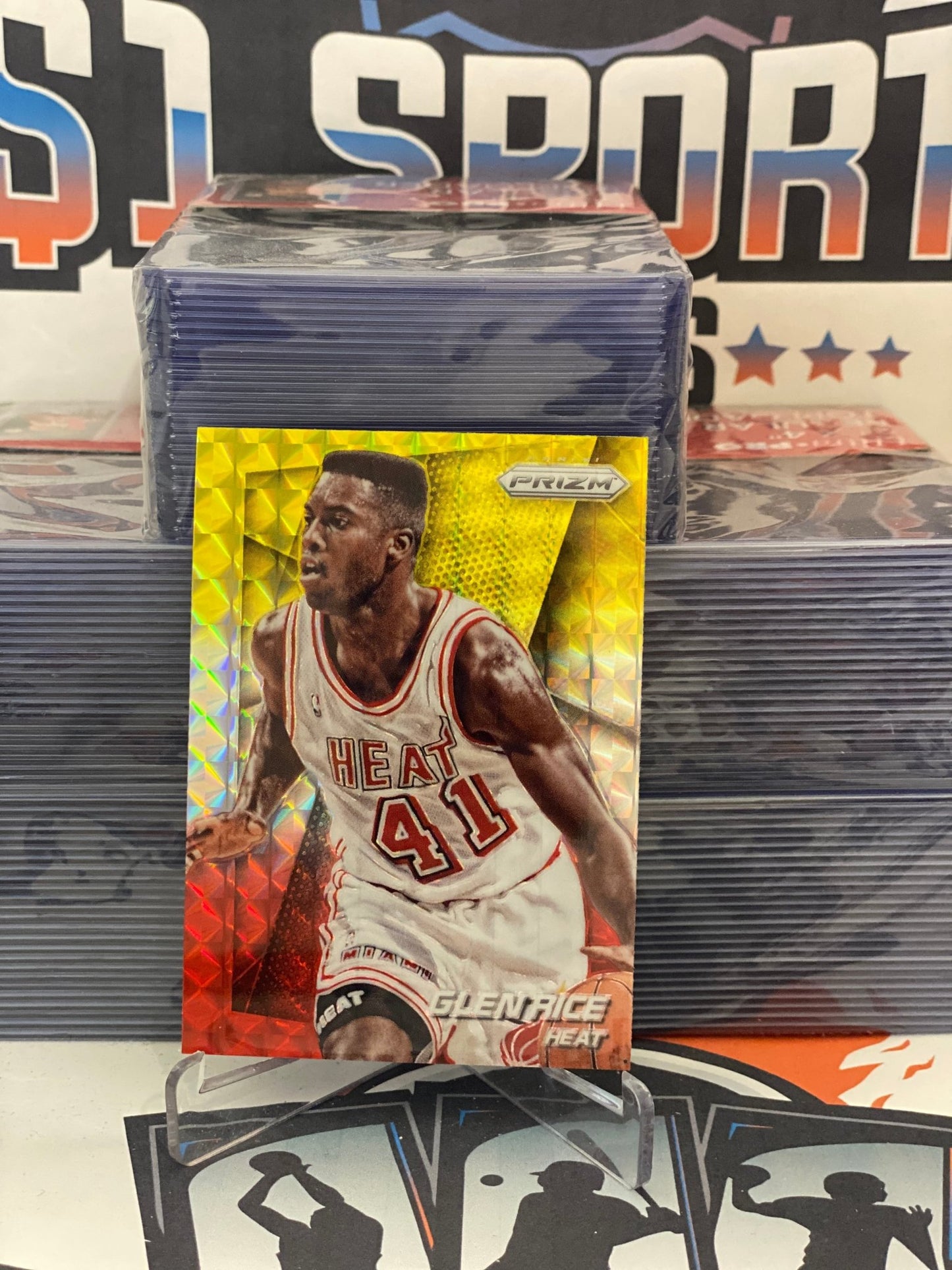 2014 Panini Prizm (Red Yellow Prizm) Glen Rice #239