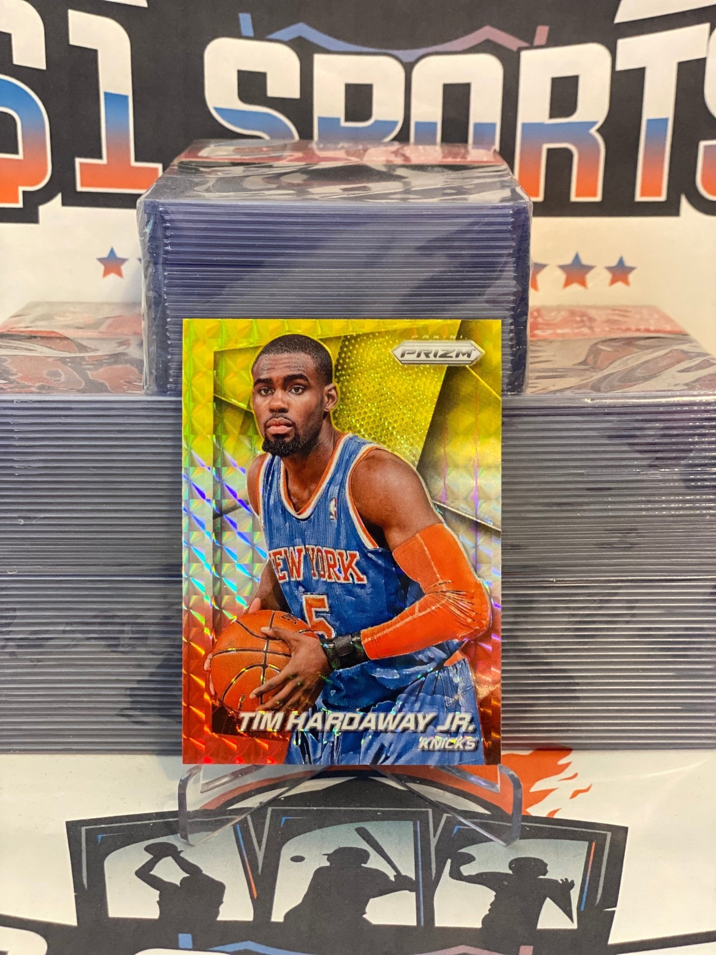 2014 Panini Prizm (Yellow White Red Prizm) Tim Hardaway Jr. #44