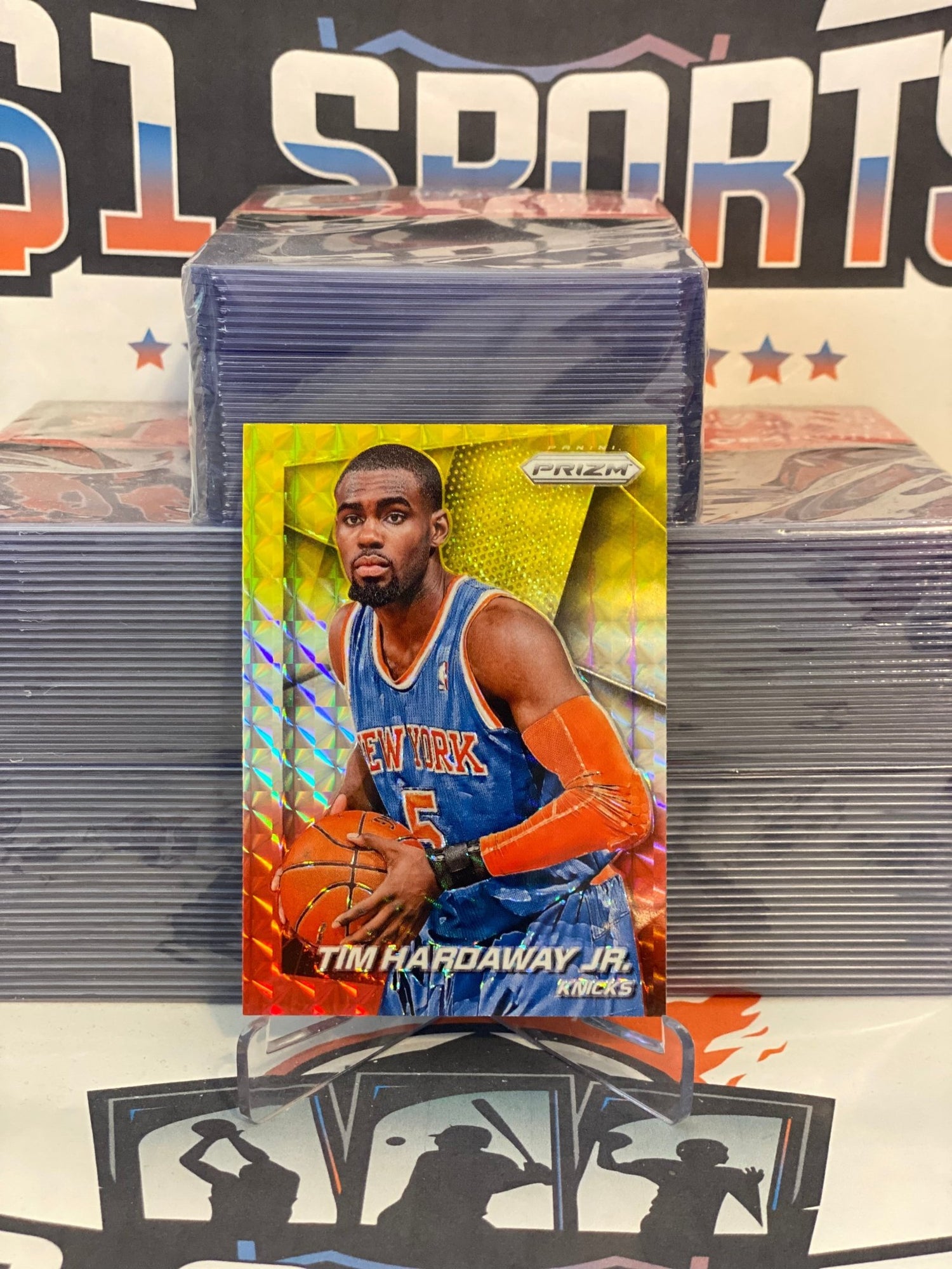 2014 Panini Prizm (Yellow White Red Prizm) Tim Hardaway Jr. #44