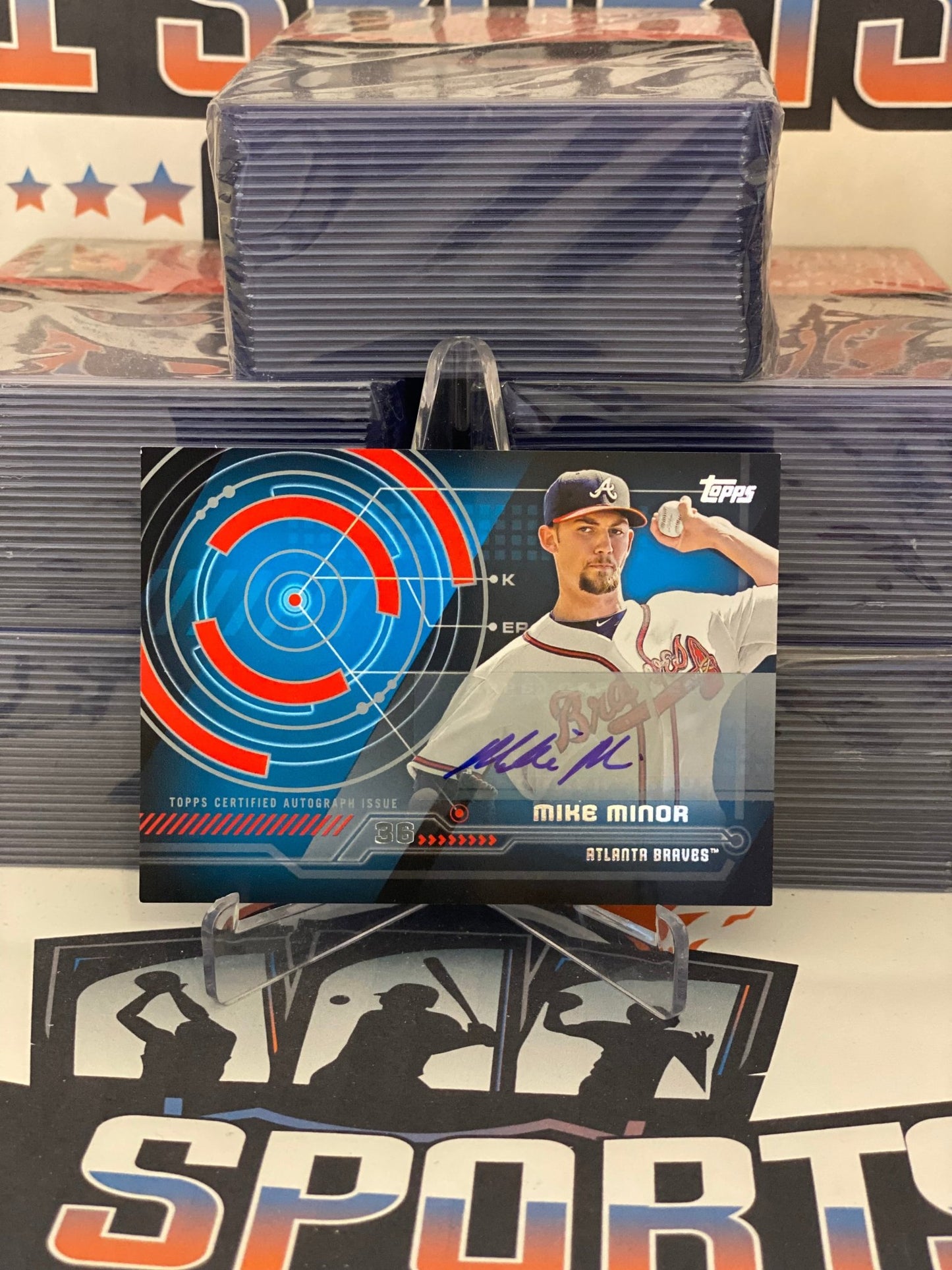 2014 Topps (Auto) Mike Minor #TR-MMI