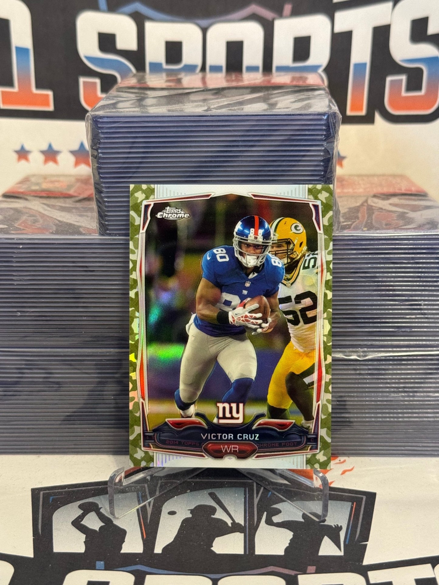 2014 Topps Chrome (Camo Refractor 231/499) Victor Cruz #60