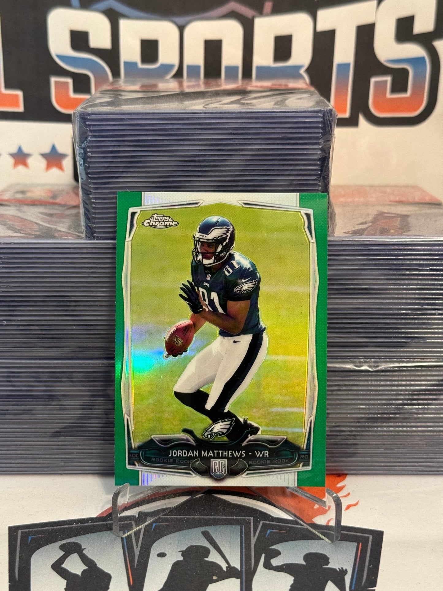 2014 Topps Chrome (Green Prizm) Jordan Matthews Rookie #212