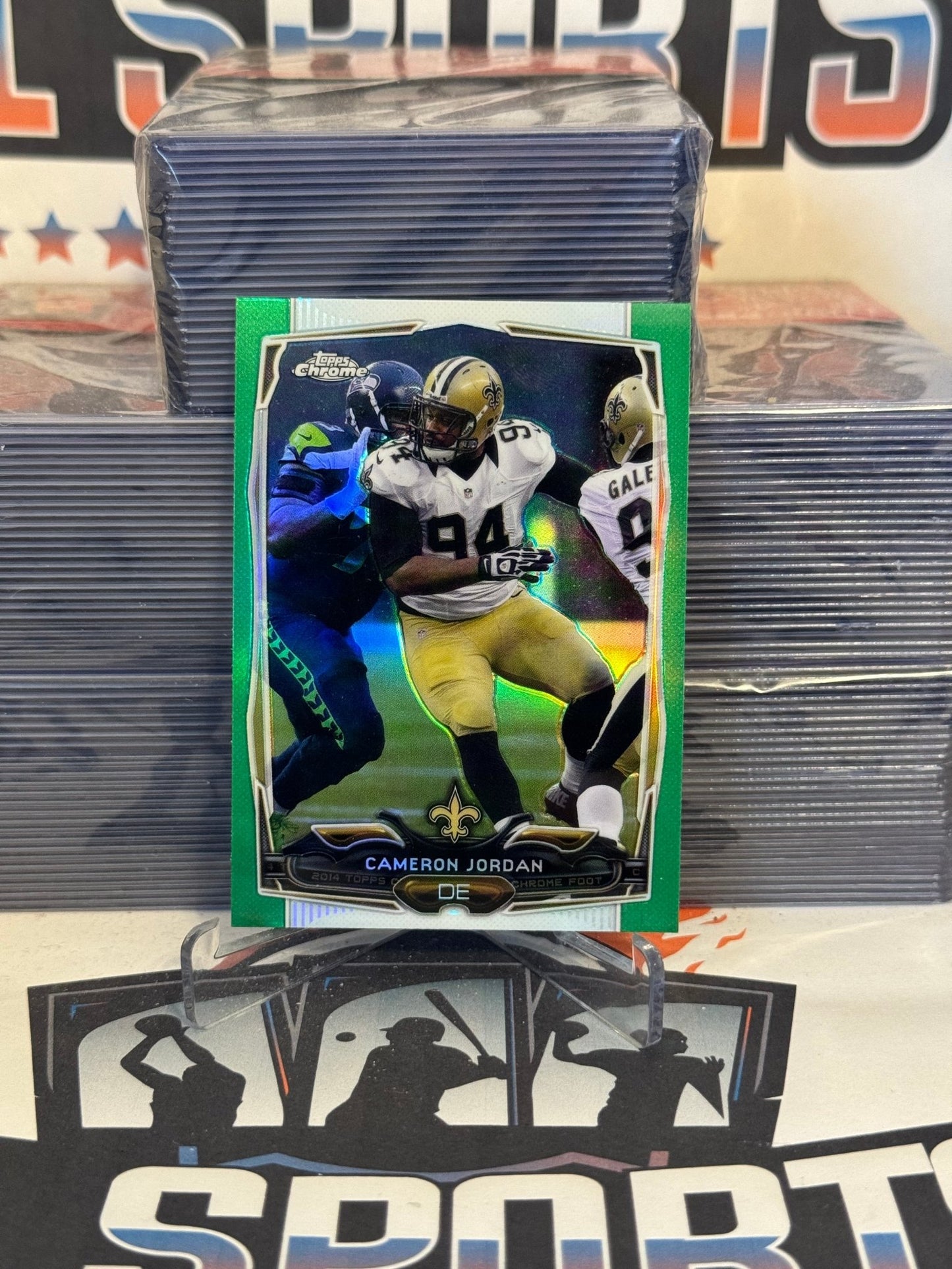 2014 Topps Chrome (Green Refractor) Cameron Jordan #41