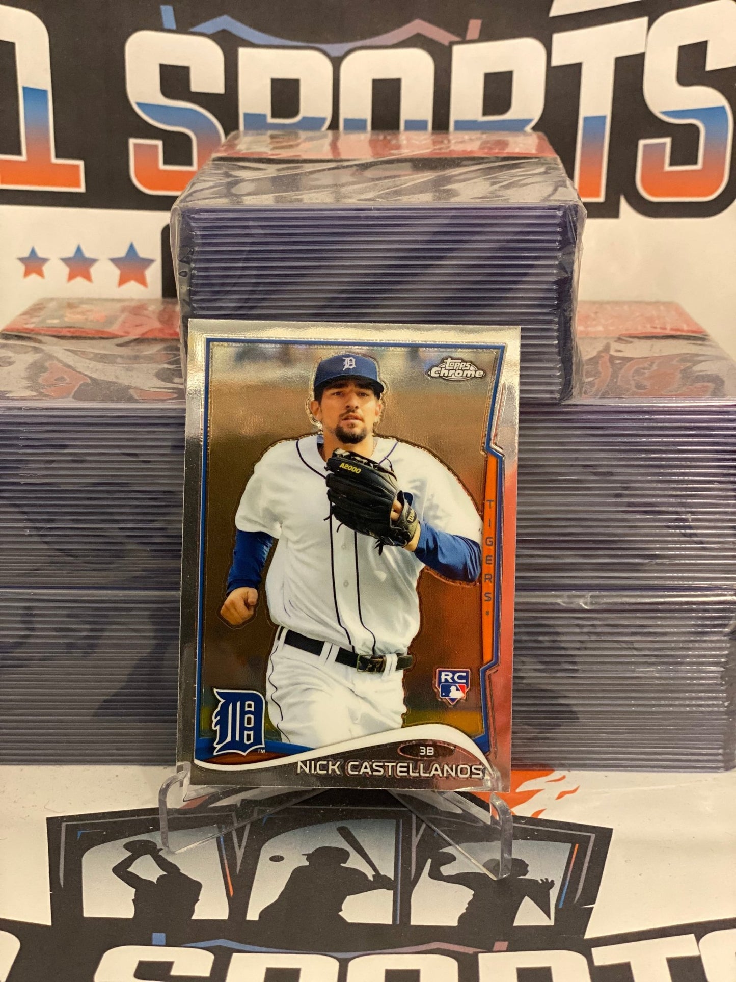 2014 Topps Chrome Nick Castellanos Rookie #4