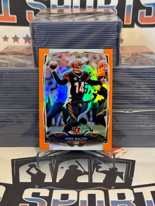2014 Topps Chrome (Orange Refractor) Andy Dalton #85