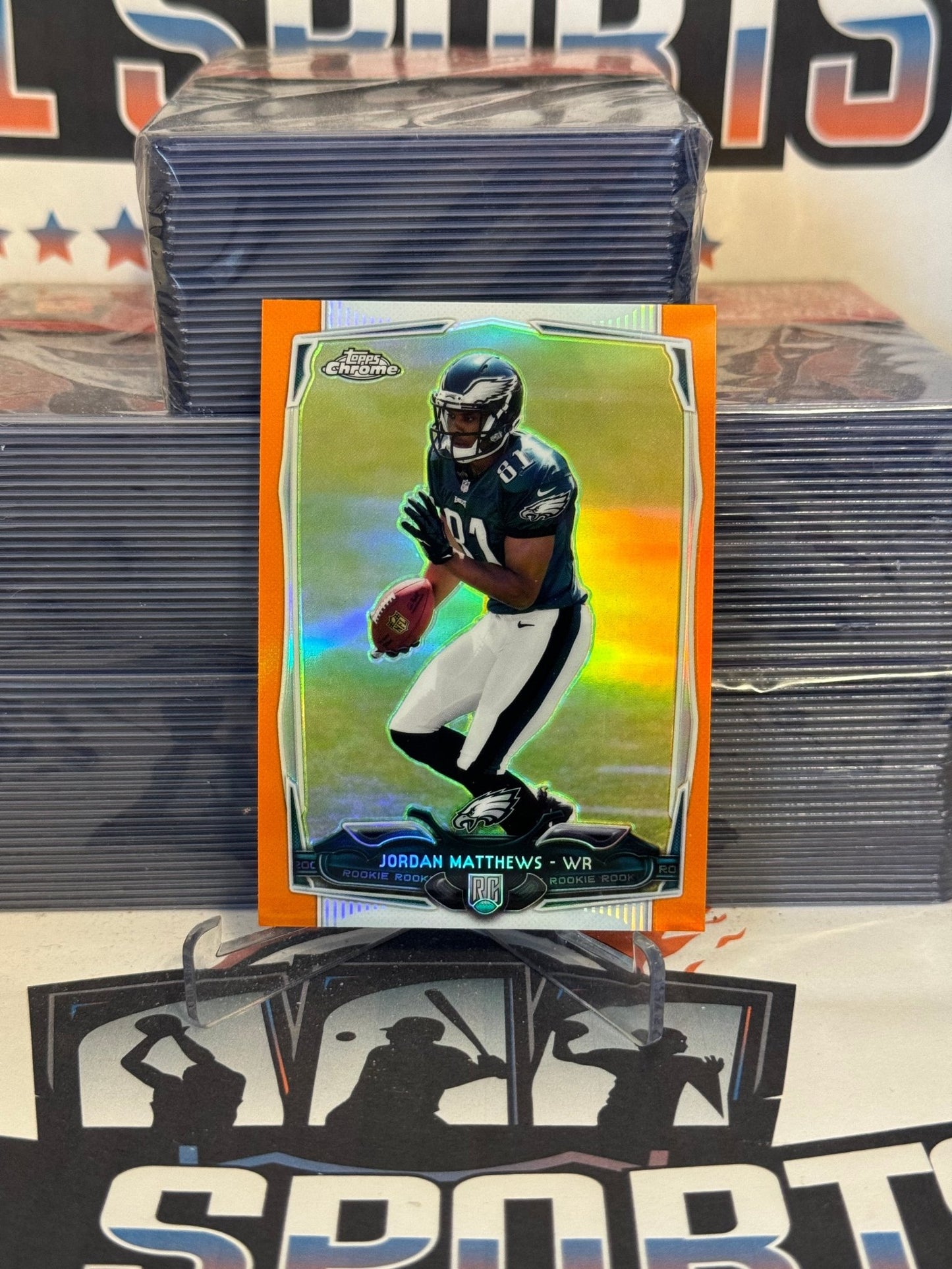 2014 Topps Chrome (Orange Refractor) Jordan Matthews Rookie #212