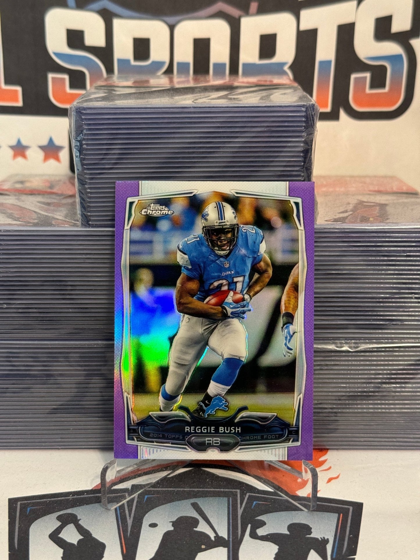 2014 Topps Chrome (Purple Refractor) Reggie Bush #71