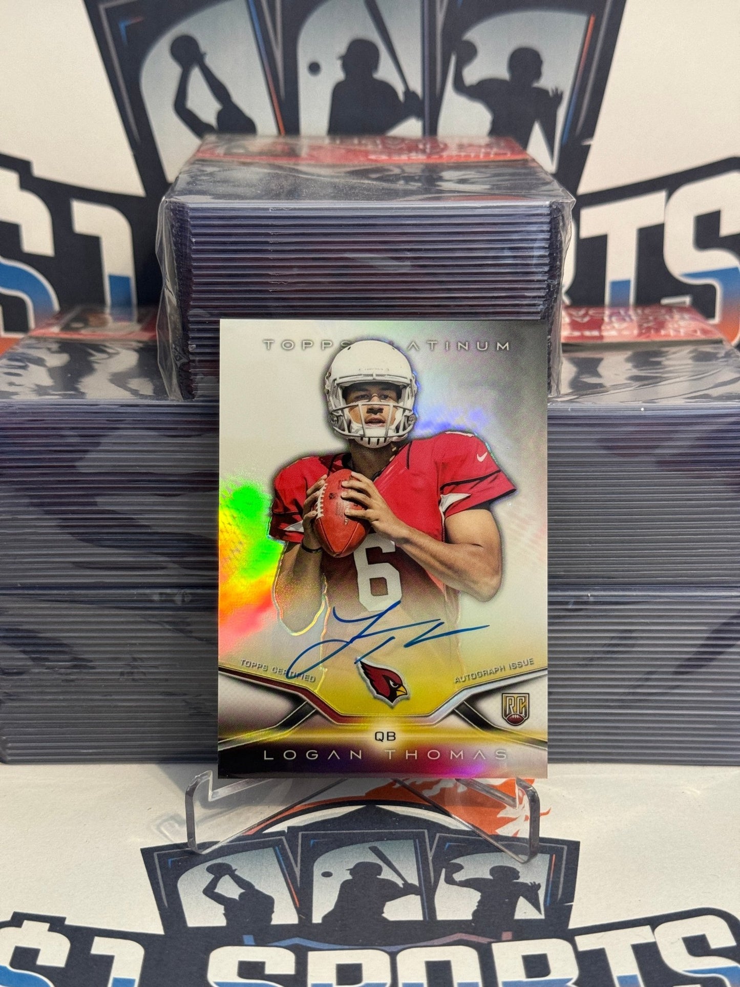 2014 Topps Platinum (Auto) Logan Thomas Rookie #38