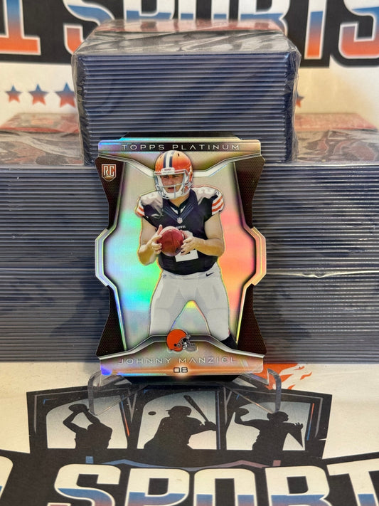 2014 Topps Platinum (Die Cut Refractor) Johnny Manziel Rookie #PDC-JM