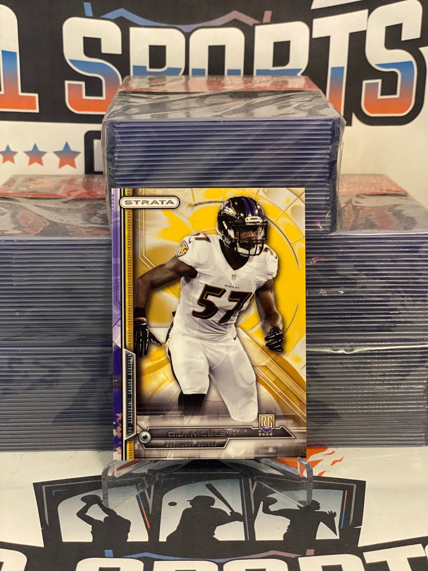 2014 Topps Strata C.J. Mosley Rookie #150