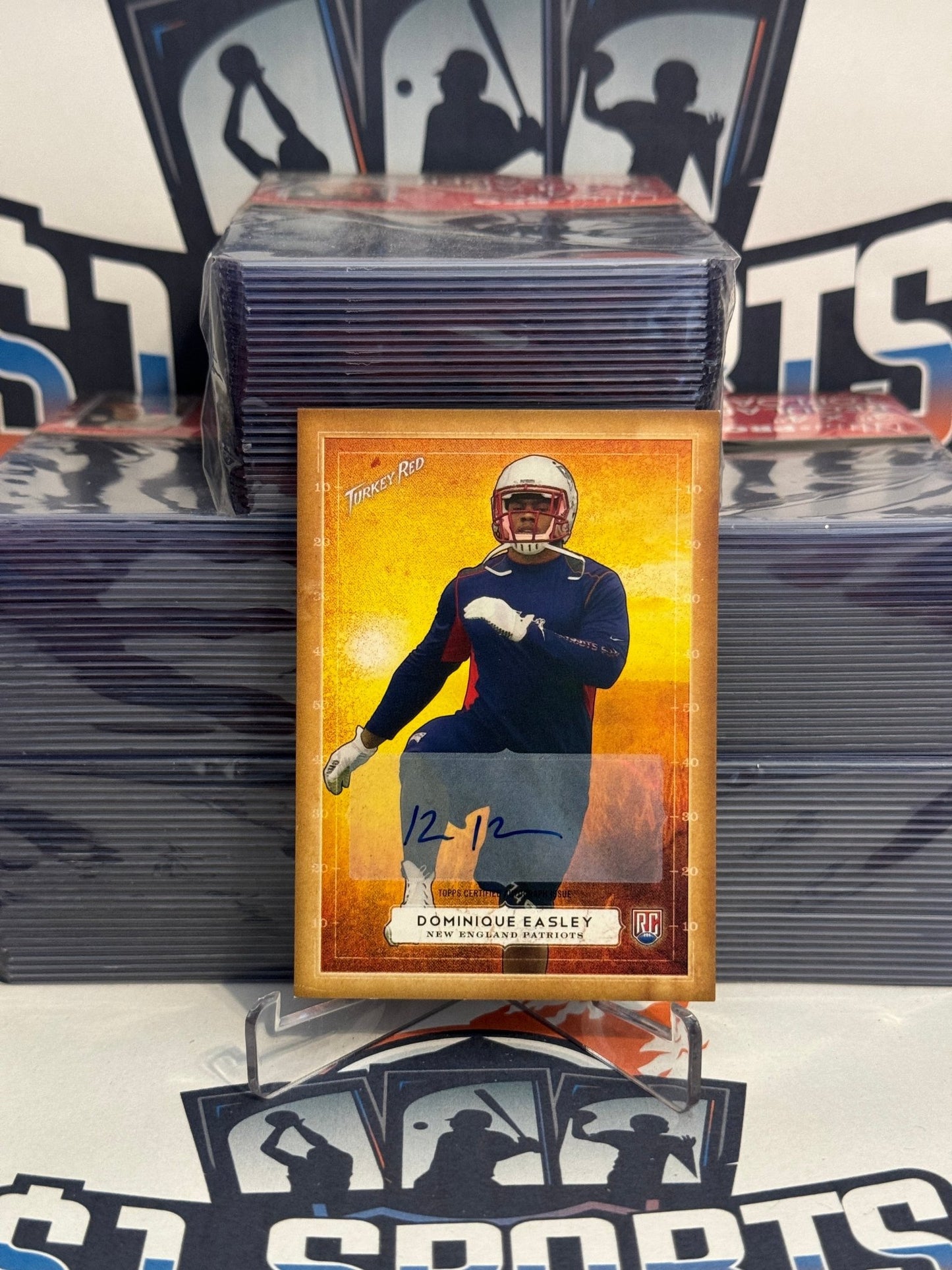 2014 Topps (Turkey Red Auto) Dominique Easley Rookie #16