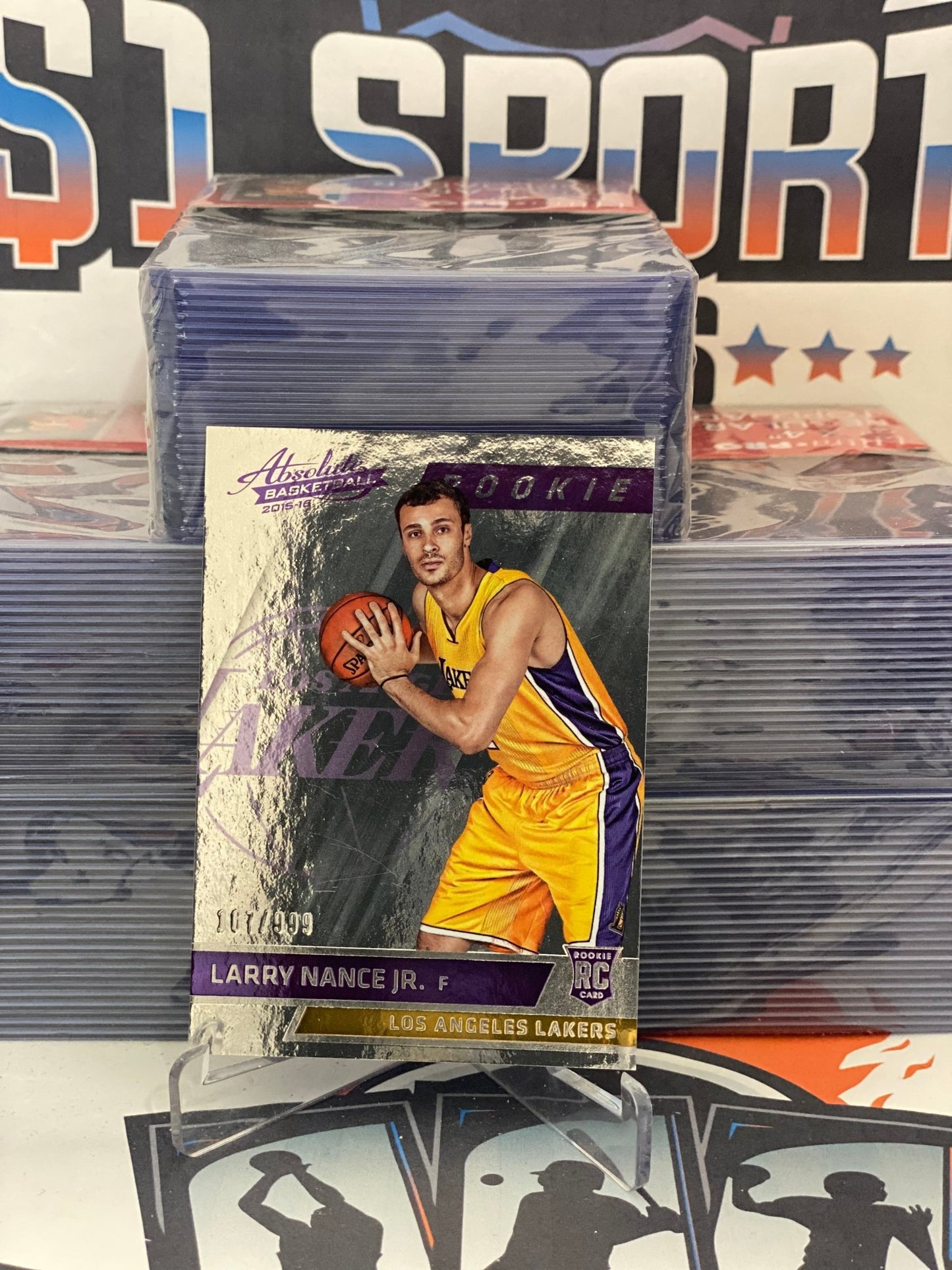 2015 Panini Absolute (Silver 167/1999) Larry Nance Jr. Rookie #173