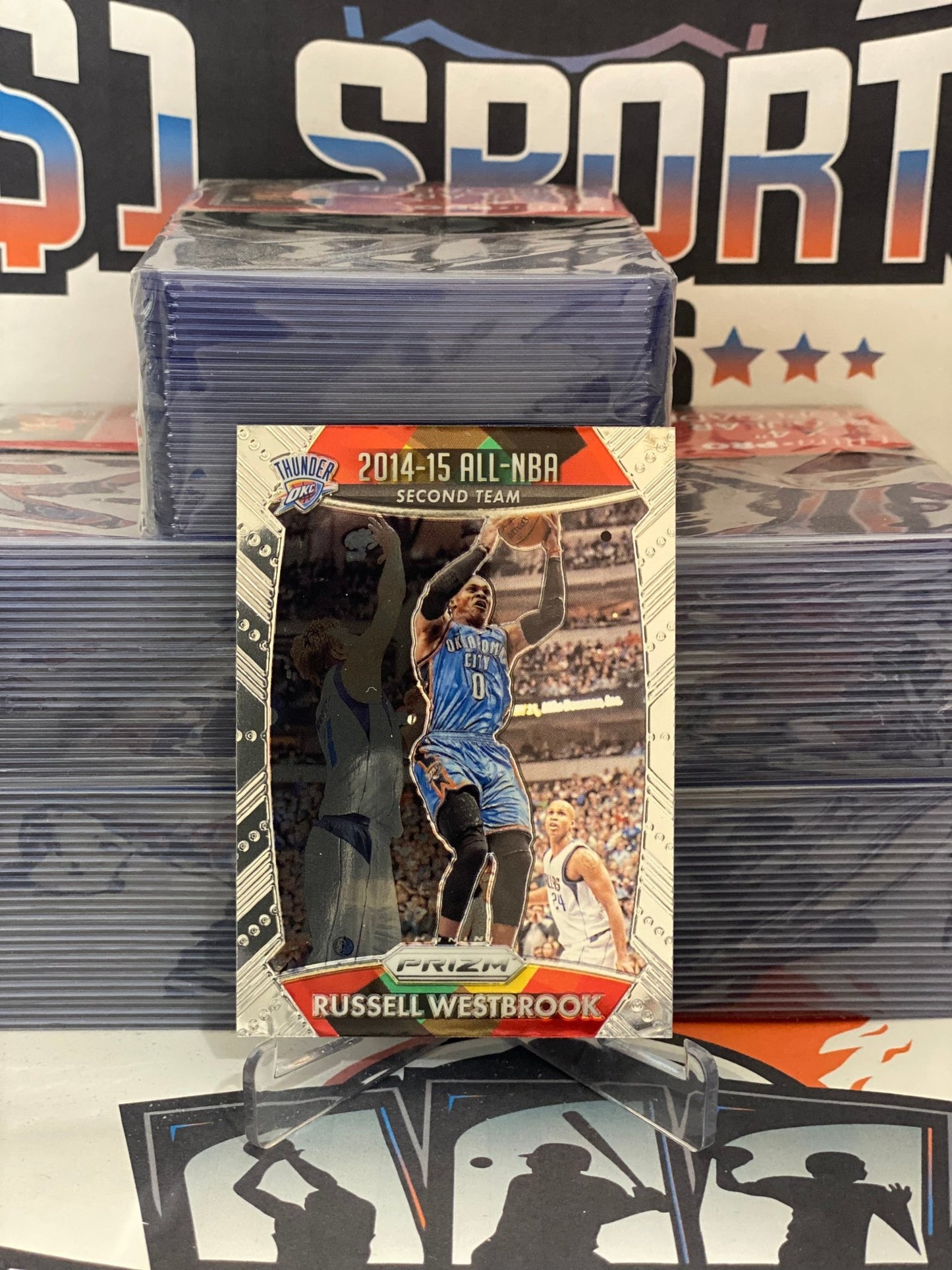2015 Panini Prizm (All-NBA) Russell Westbrook #382