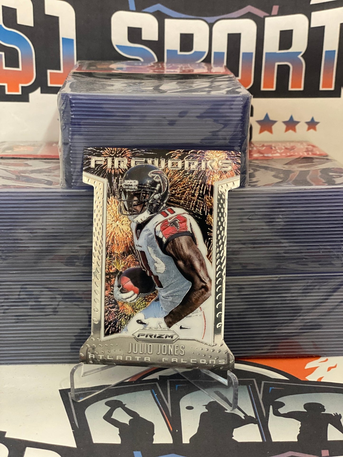 2015 Panini Prizm (Fireworks) Julio Jones #F8