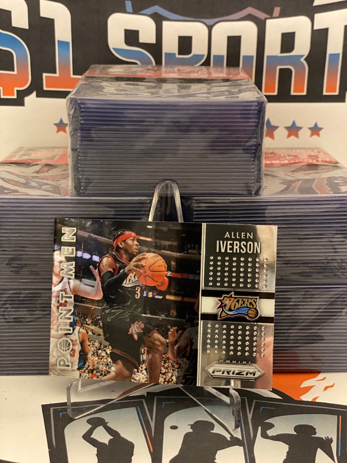 2015 Panini Prizm (Point Men) Allen Iverson #12
