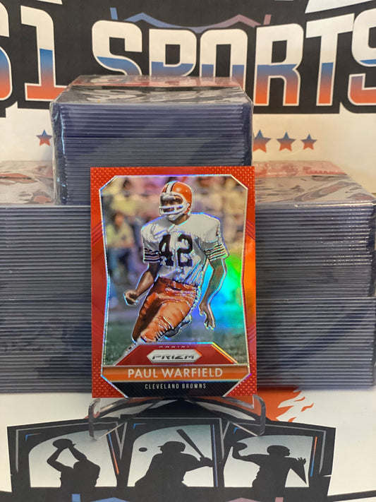 2015 Panini Prizm (Red Prizm) Paul Warfield #42