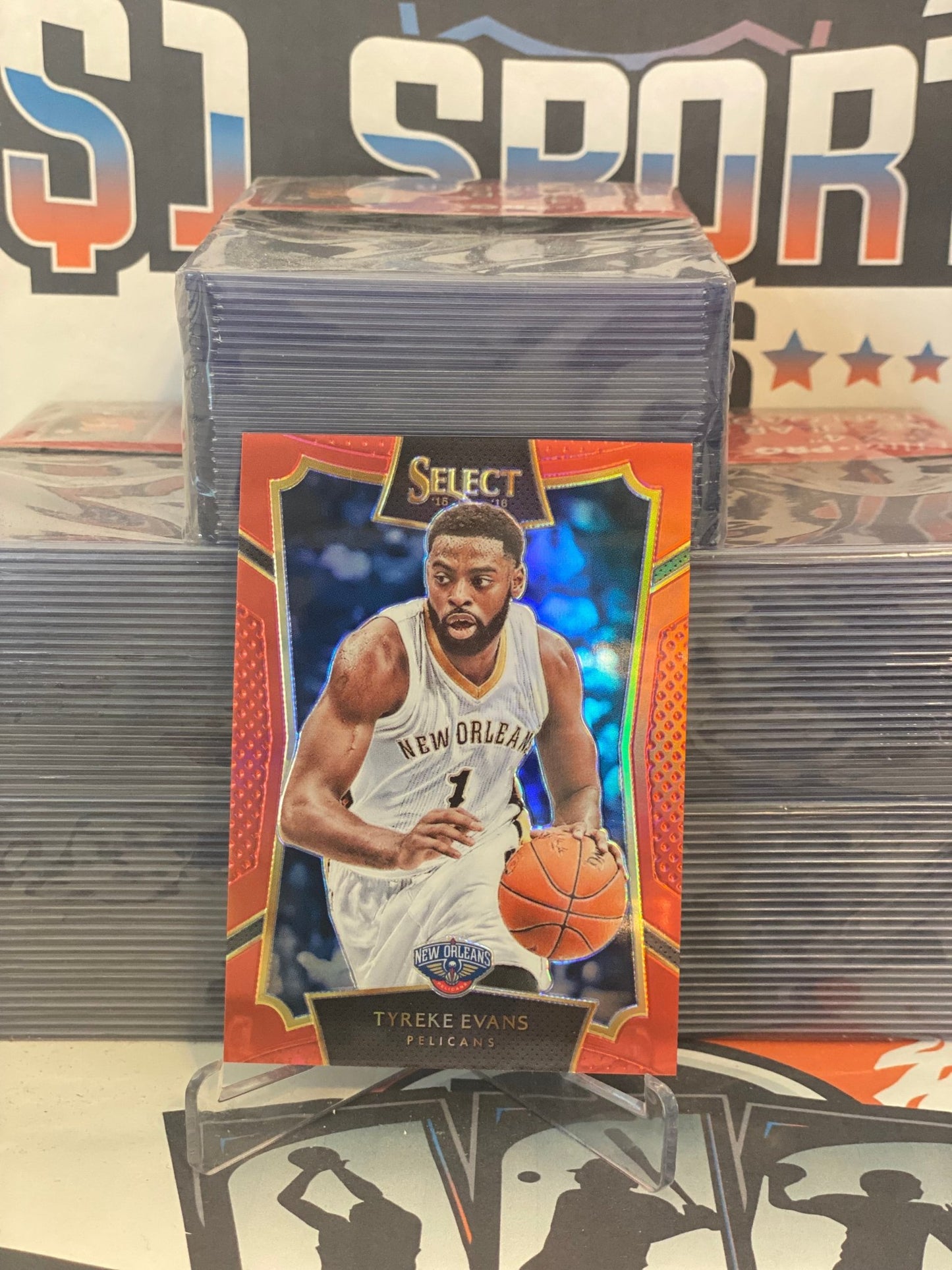 2015 Panini Select (Red Prizm 098/149) Tyreke Evans #50