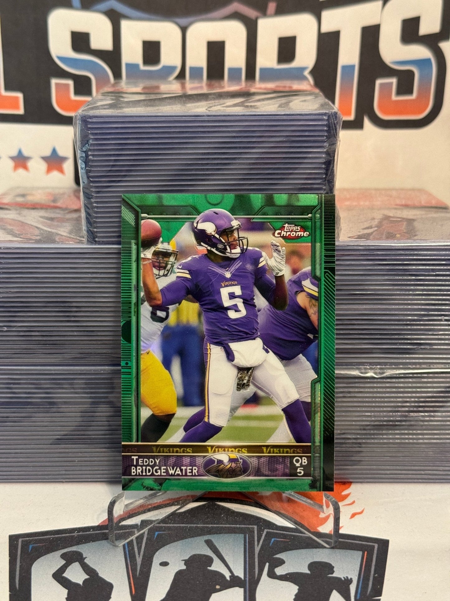 2015 Topps Chrome (Refractor) Teddy Bridgewater #79