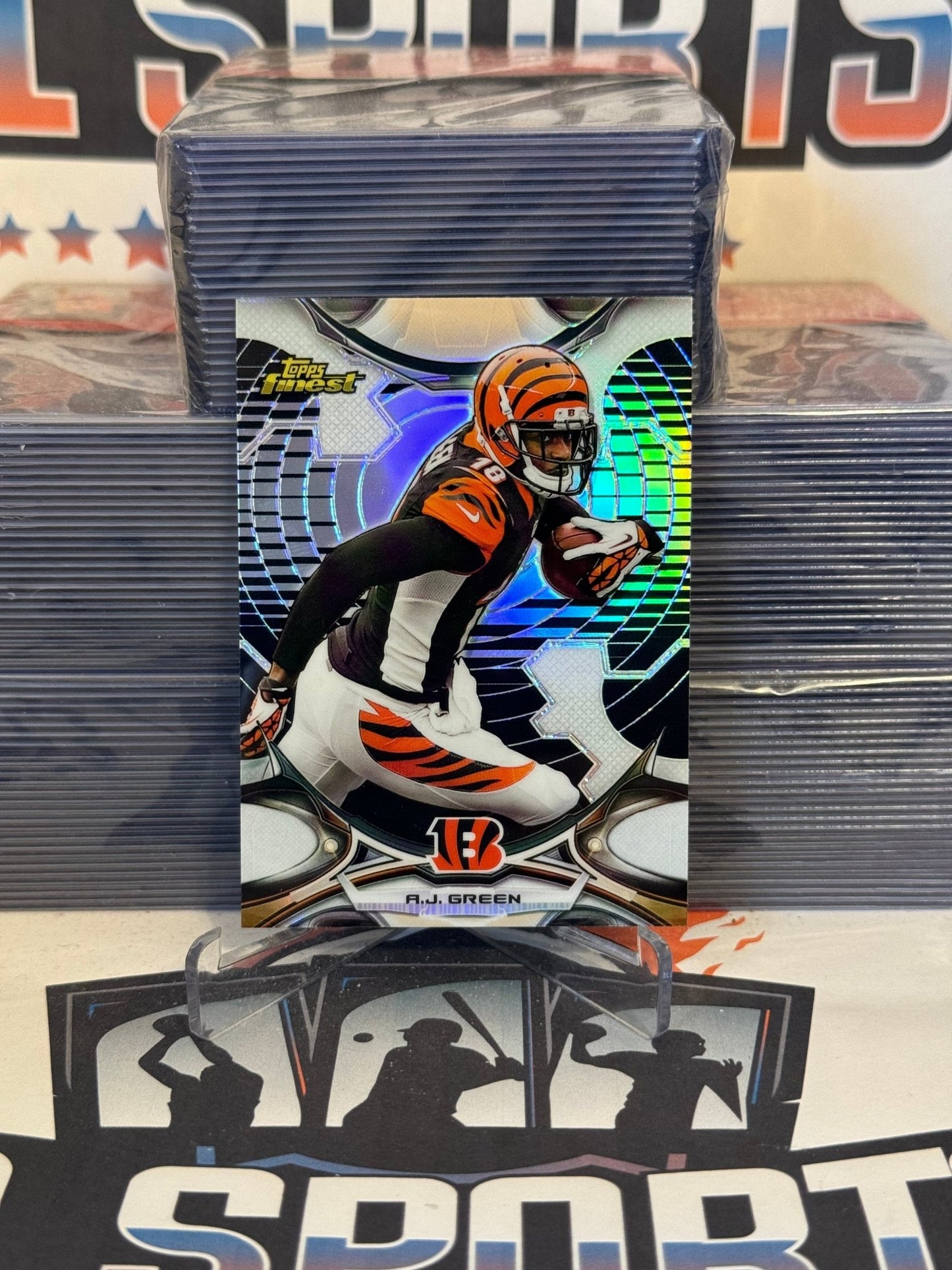 2015 Topps Finest (Refractor) A.J. Green #93