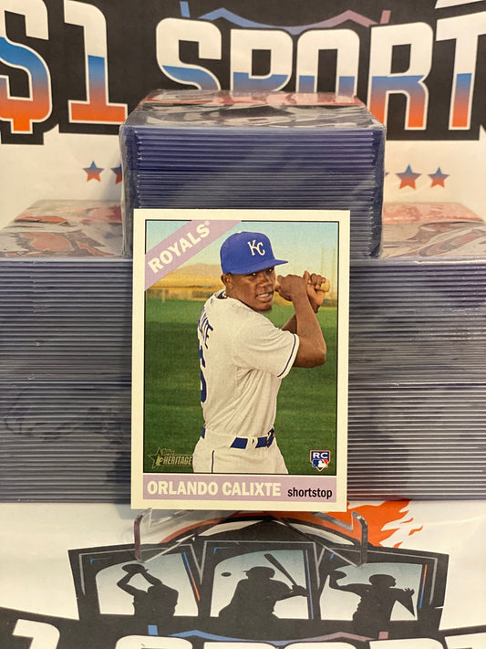 2015 Topps Heritage Orlando Calixte Rookie #697