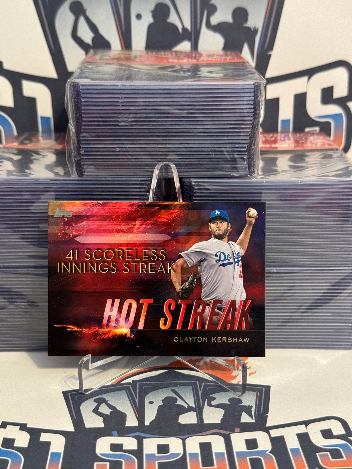 2015 Topps (Hot Streak) Clayton Kershaw #HS-10