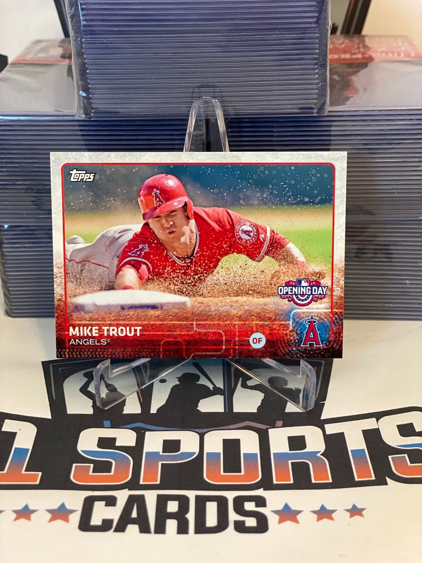 2015 Topps Opening Day Mike Trout #77