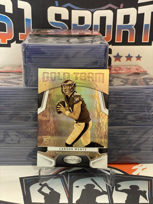 2016 Panini Certified (Gold) Carson Wentz Rookie #17