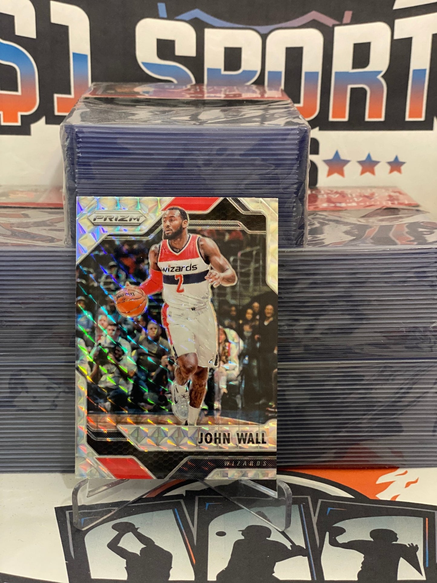 2016 Panini Prizm (Mosaic Prizm) John Wall #48