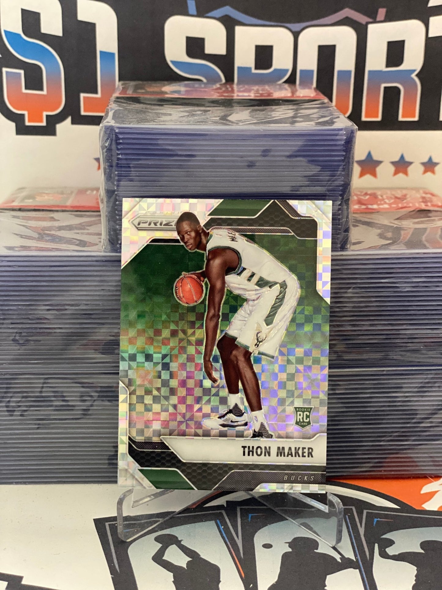 2016 Panini Prizm (Mosaic Prizm) Thon Maker Rookie #14