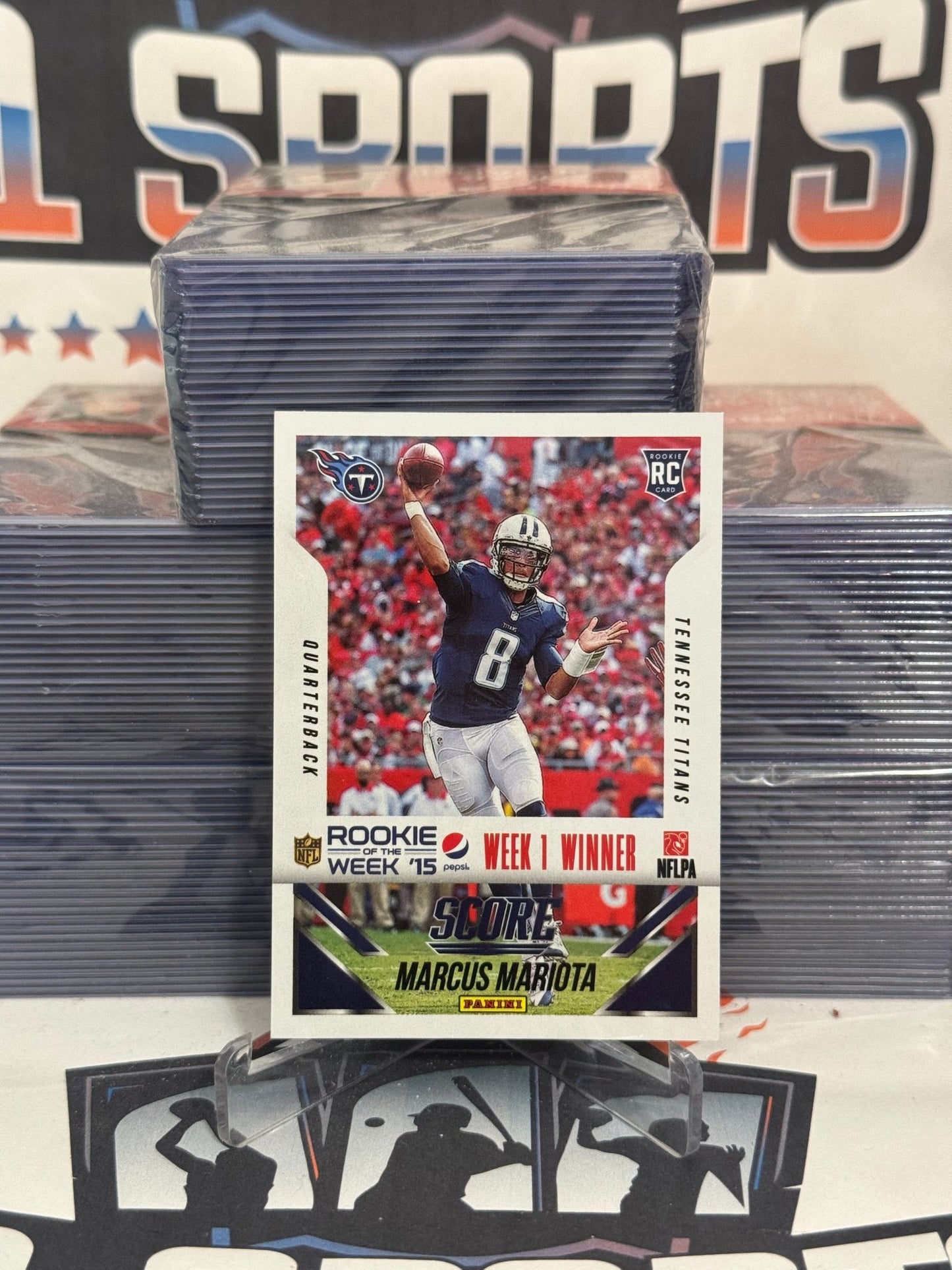 2016 Score (Pepsi Week 1 Winner) Marcus Mariota Rookie #1