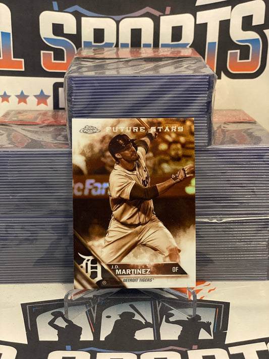 2016 Topps Chrome (Sepia Refractor, Future Stars) J.D. Martinez #4