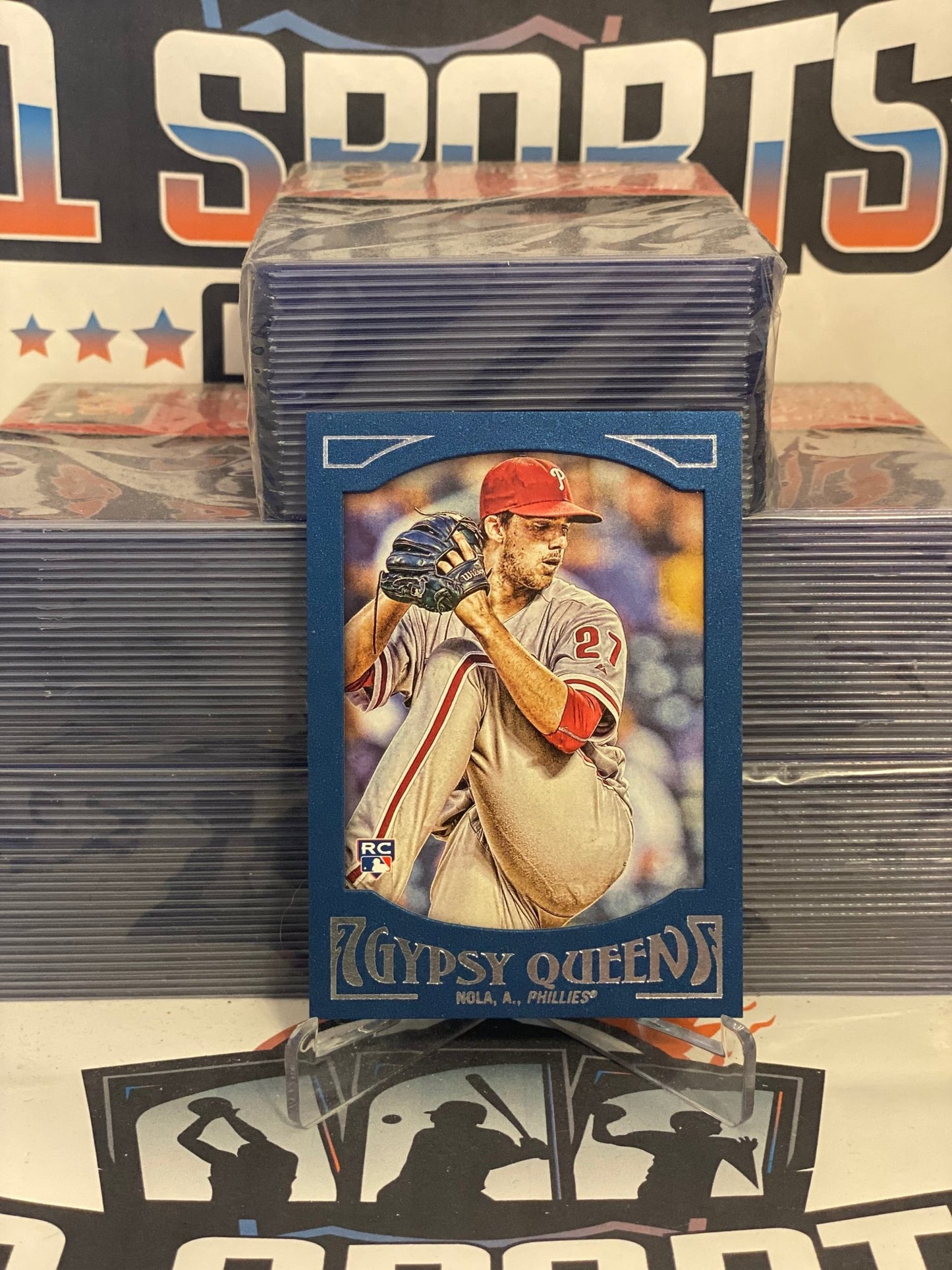 2016 Topps Gypsy Queen (Blue Framed) Aaron Nola Rookie #95