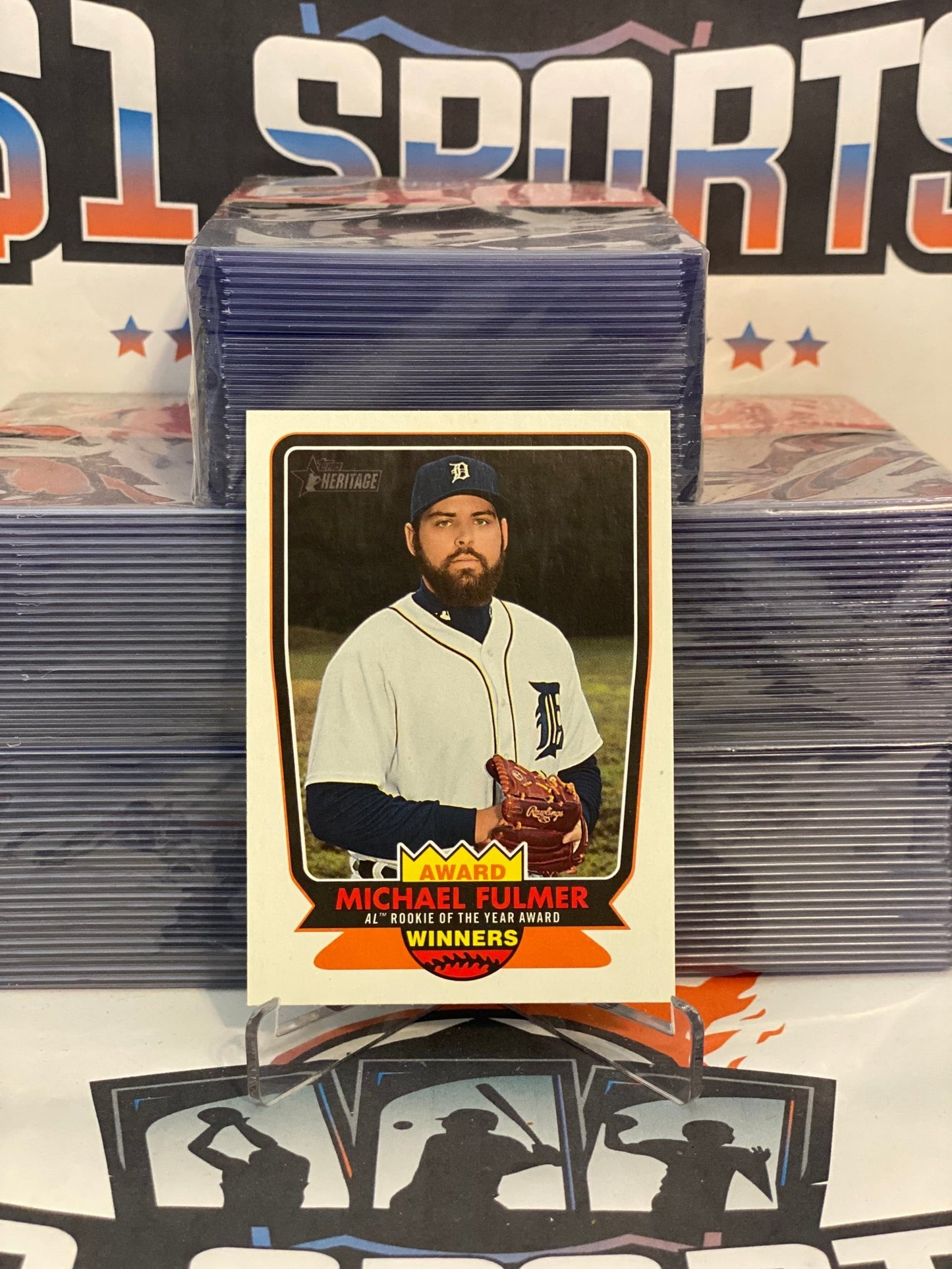 2016 Topps Heritage (ROTY Award Winner) Michael Fulmer #AW-4