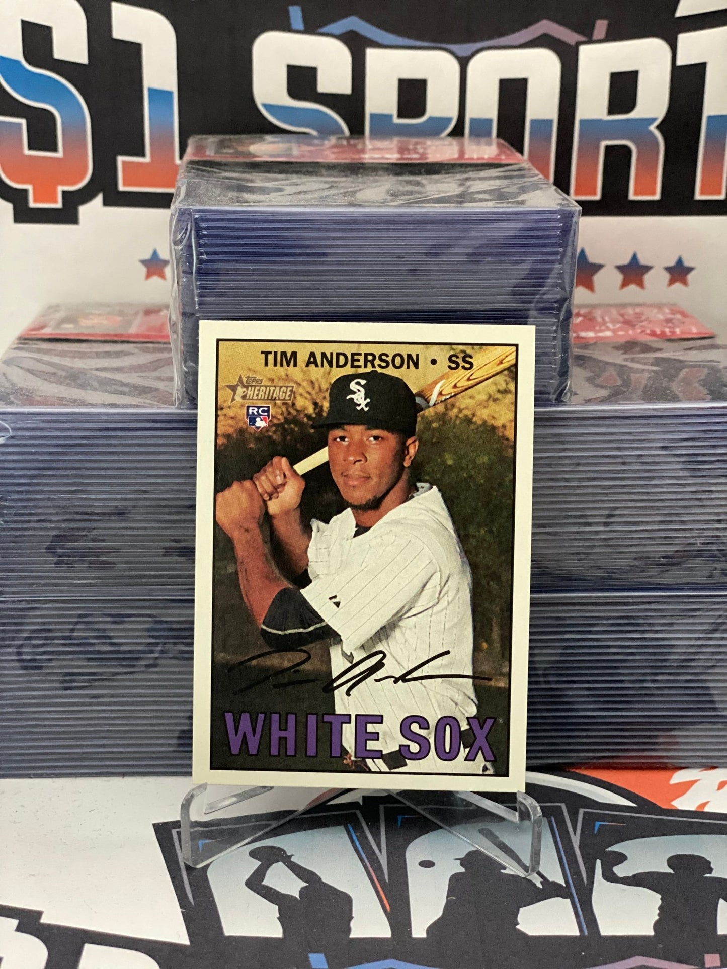 2016 Topps Heritage Tim Anderson Rookie #674