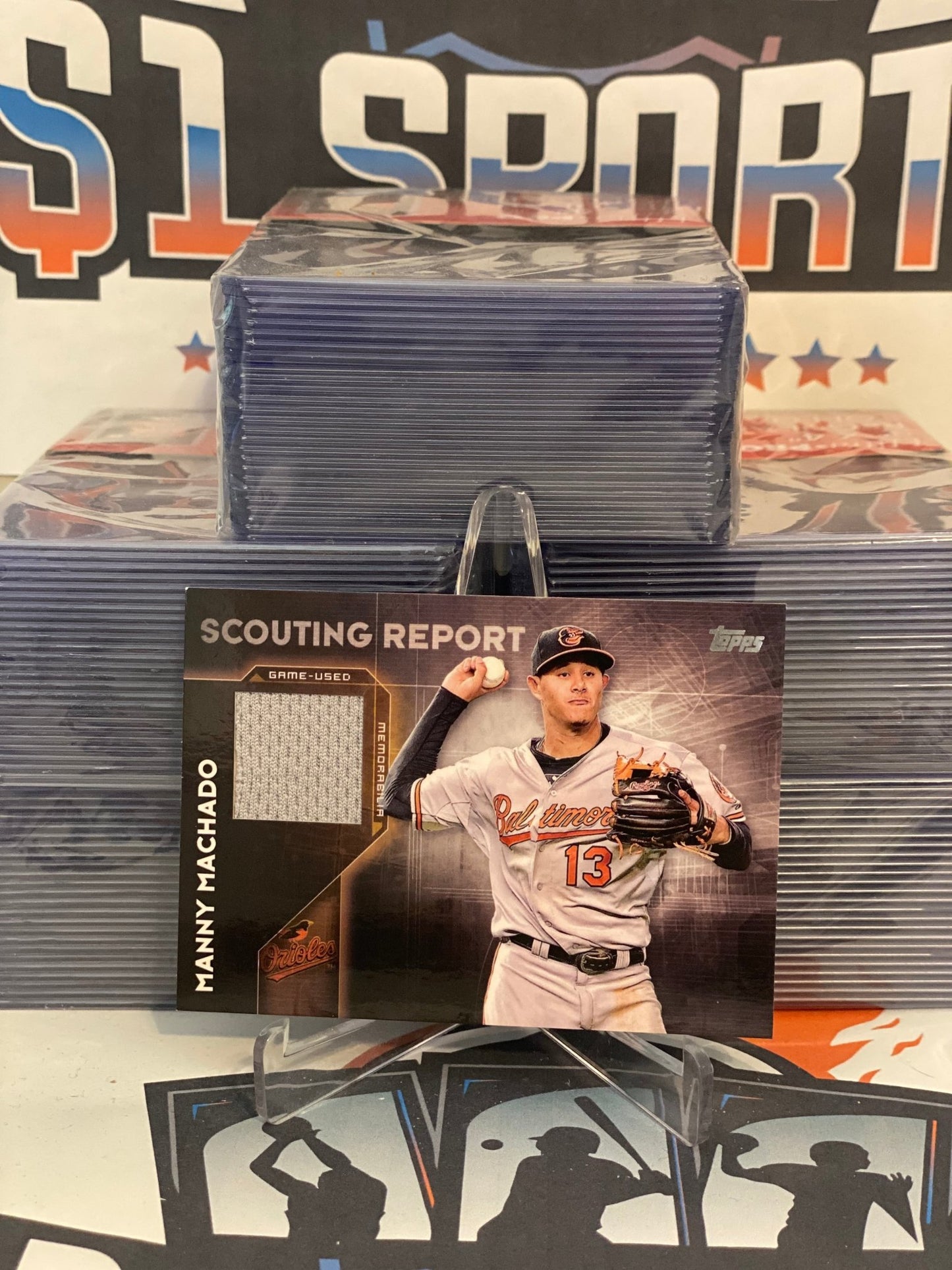 2016 Topps (Scouting Report Relic) Manny Machado #SRR-MM