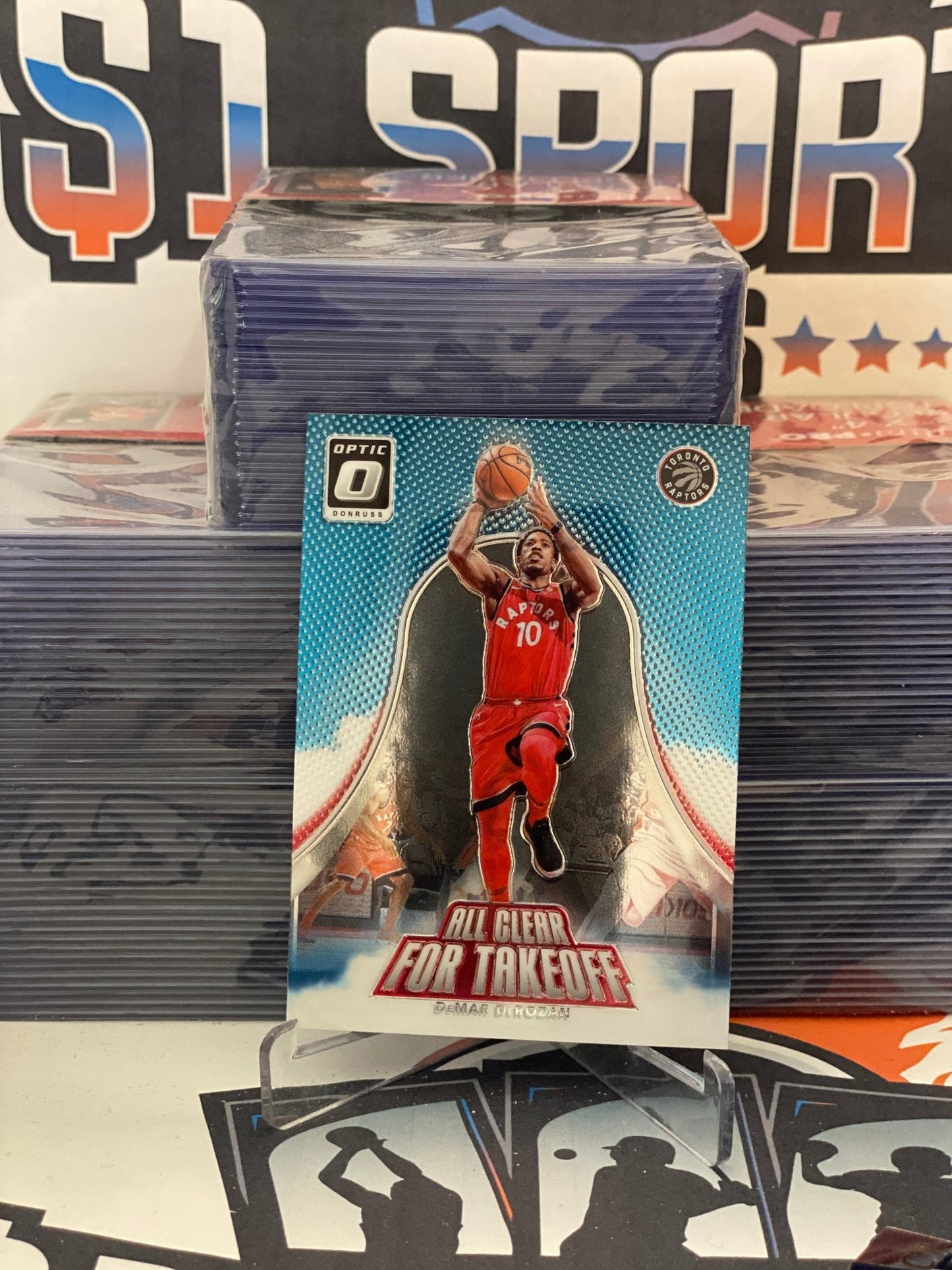 2017 Donruss Optic (All Clear For Takeoff) DeMar DeRozan #7