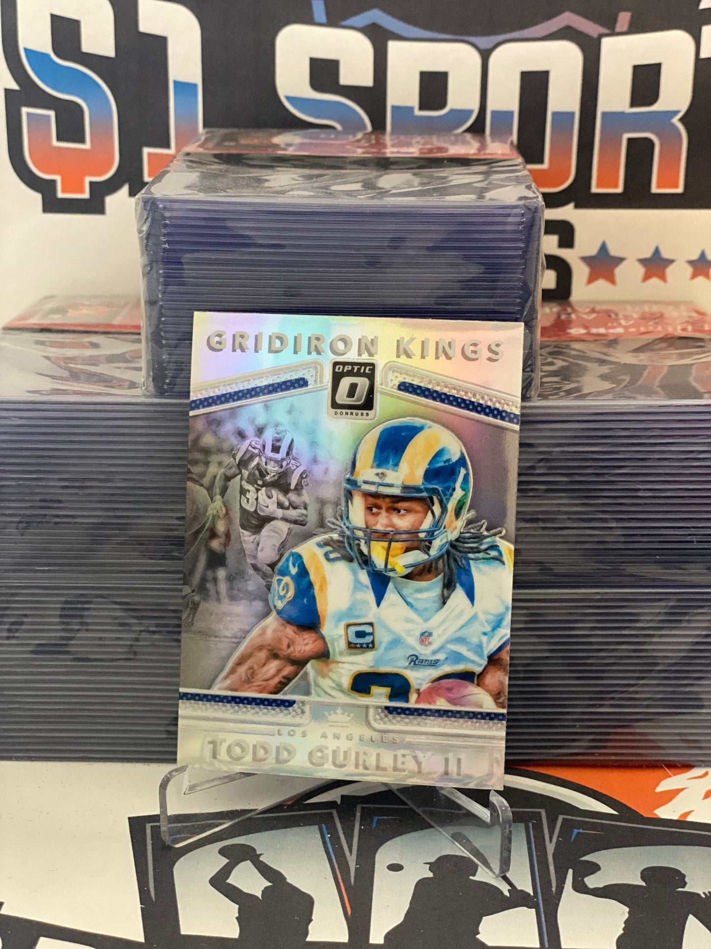 2017 Donruss Optic (Holo Prizm, Gridiron Kings) Todd Gurley II #31
