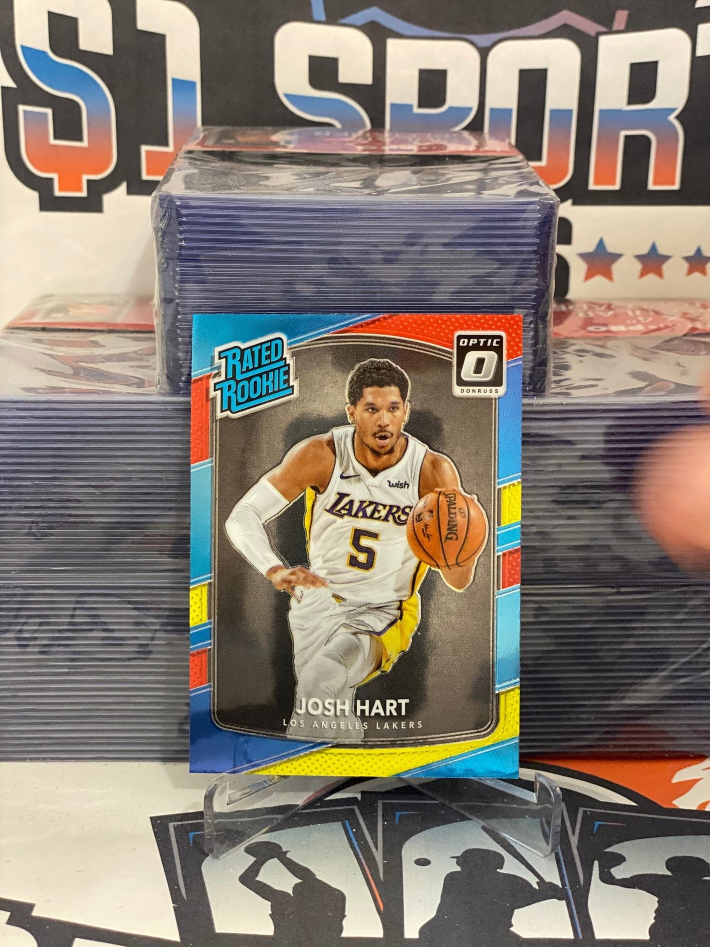 2017 Donruss Optic (Mega Red Yellow, Rated Rookie) Josh Hart #171