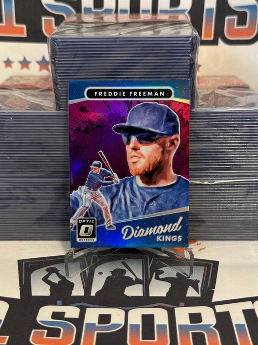 2017 Donruss Optic (Purple Prizm, Diamond Kings) Freddie Freeman #2