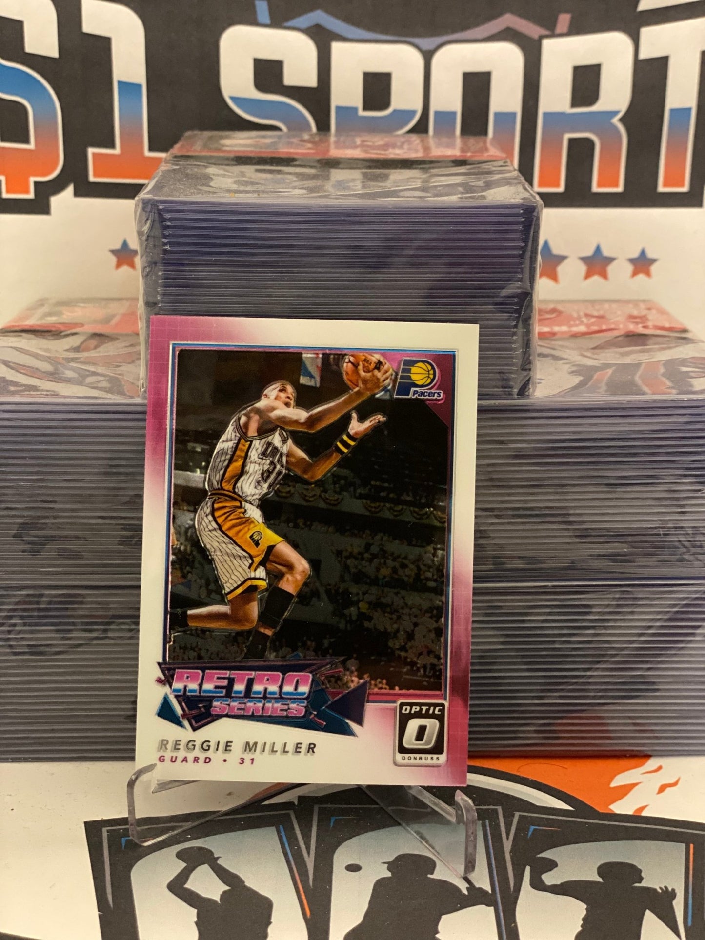 2017 Donruss Optic (Retro Series) Reggie Miller #13