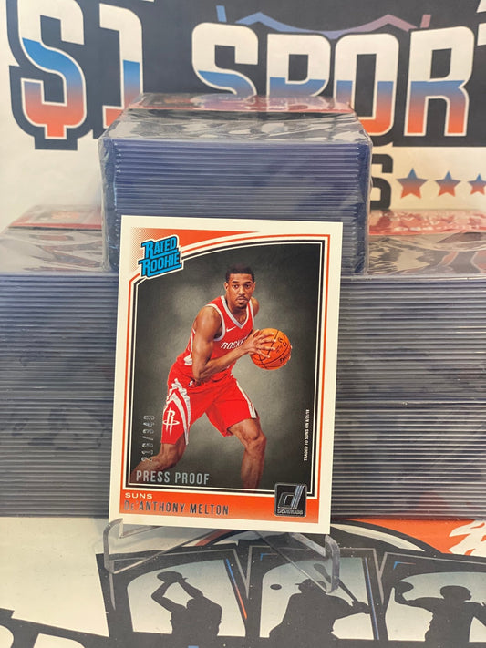 2017 Donruss (Rated Rookie 216/349) De'Anthony Melton #181