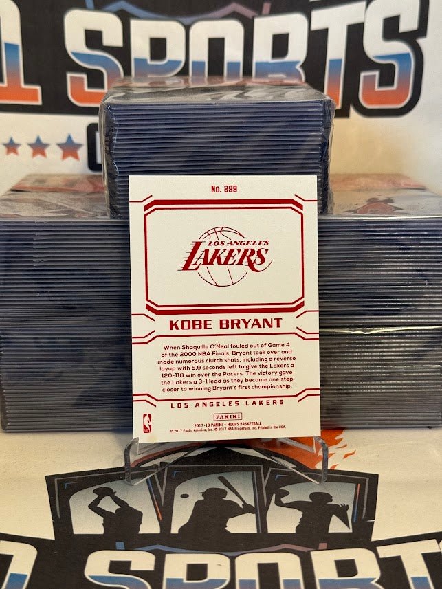 2017 NBA Hoops (Red Back, Career Tribute) Kobe Bryant #299