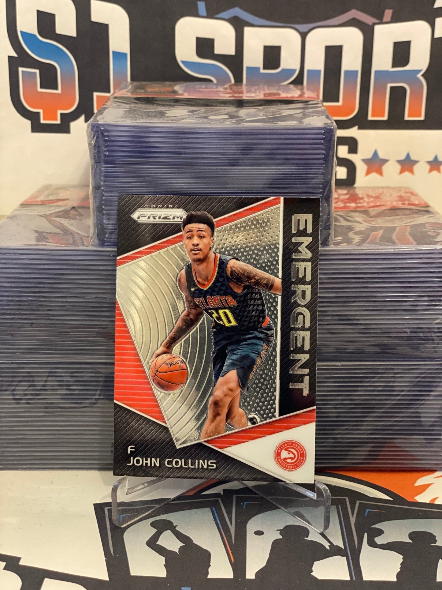 2017 Panini Prizm (Emergent) John Collins Rookie #EM-JOH