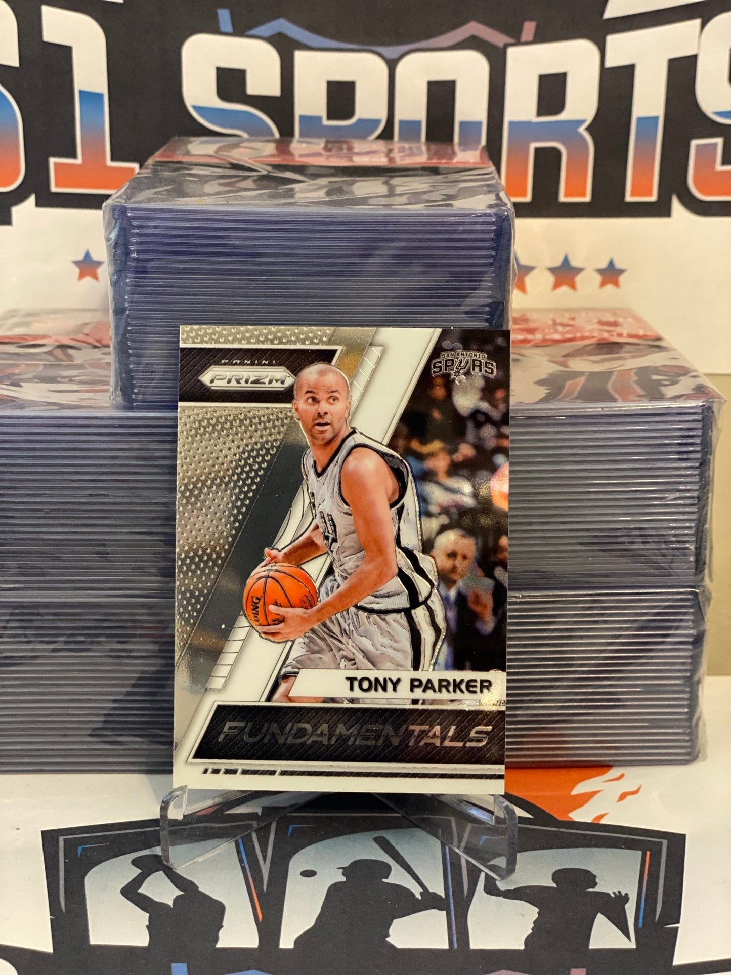 2017 Panini Prizm (Fundamentals) Tony Parker #47