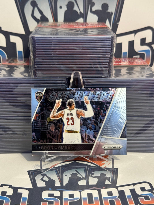 2017 Panini Prizm (Get Hyped!) LeBron James #GH-LJ