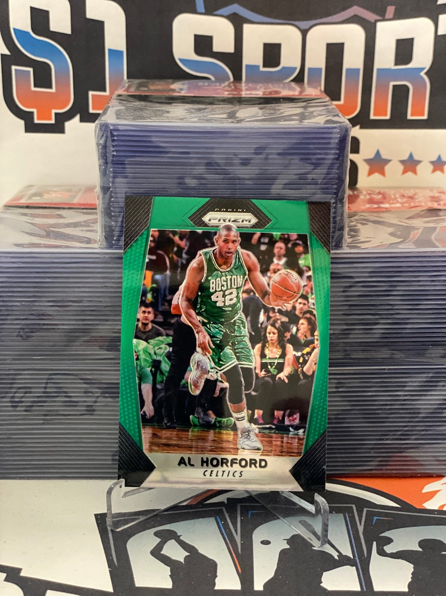 2017 Panini Prizm (Green Prizm) Al Horford #14
