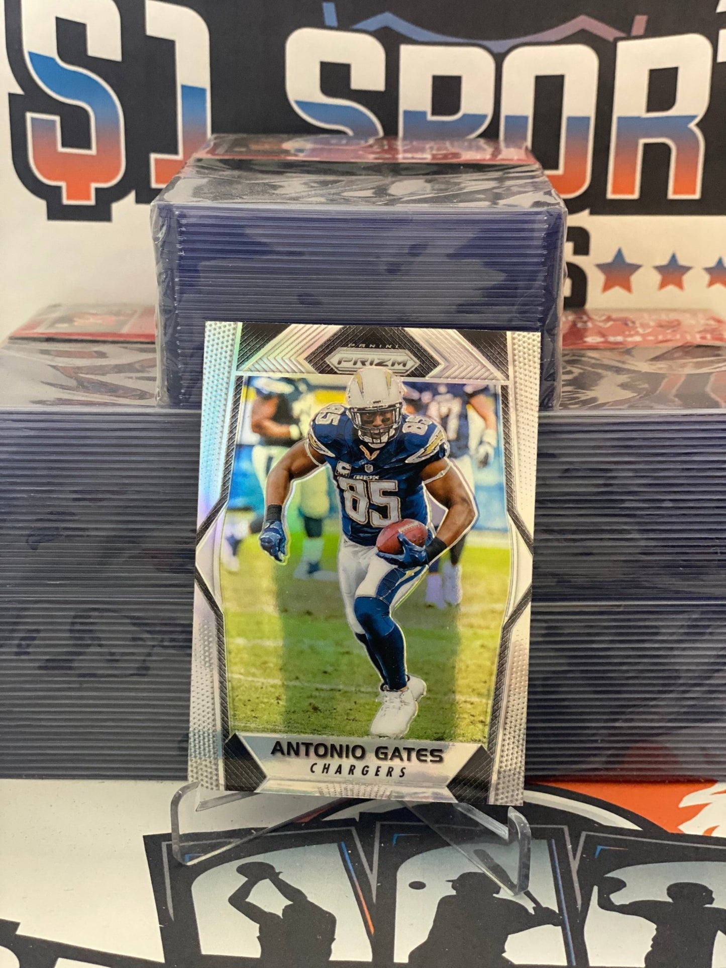 2017 Panini Prizm (Silver Prizm) Antonio Gates #7