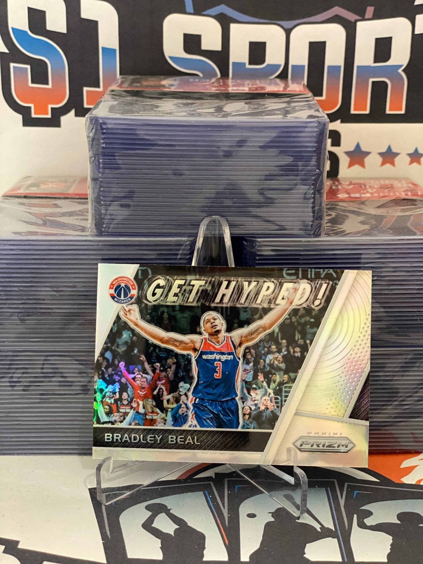 2017 Panini Prizm (Silver Prizm, Get Hyped!) Bradley Beal #GH-BB