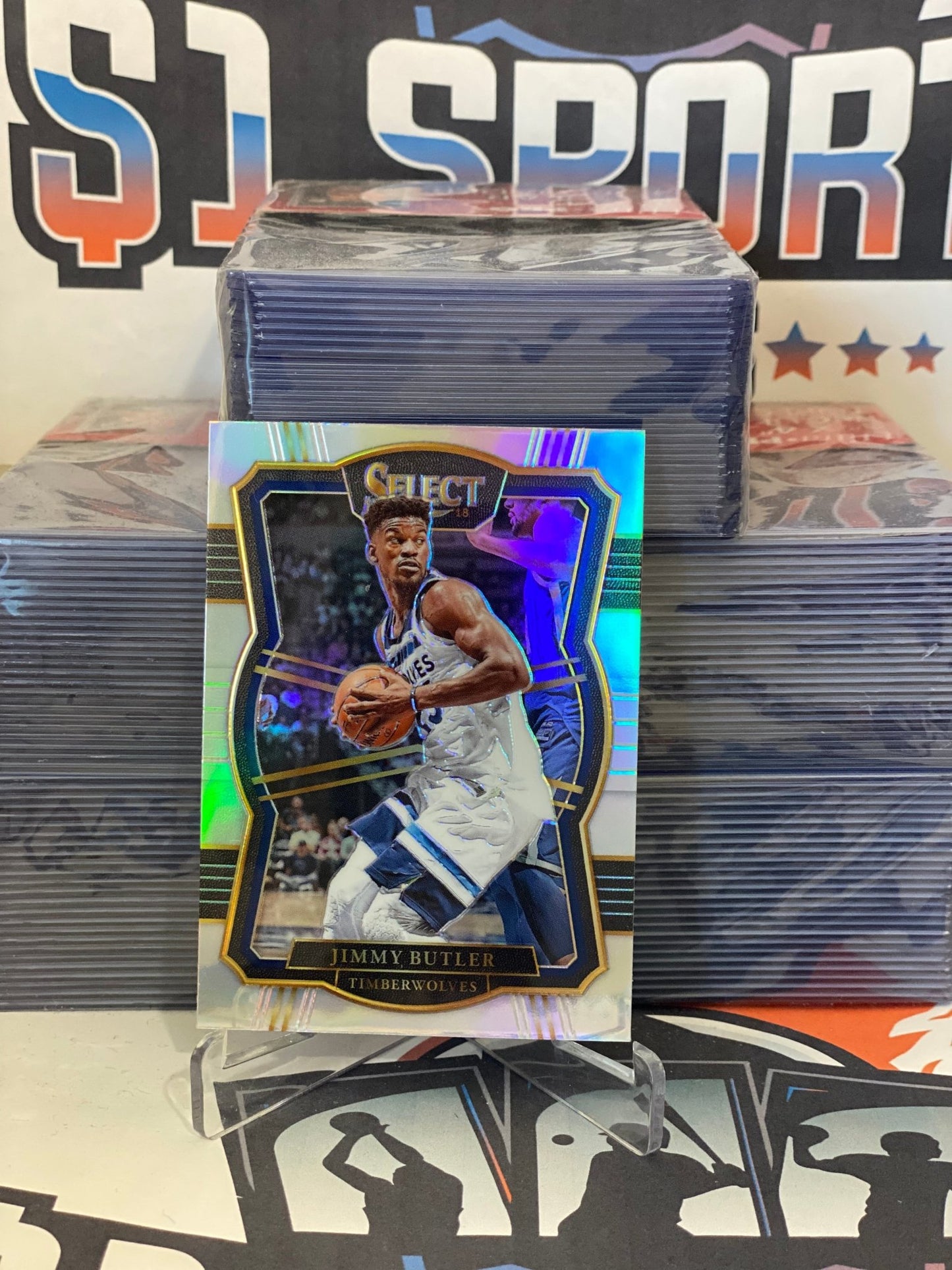 2017 Panini Select (Silver Prizm, Premier Level) Jimmy Butler #154