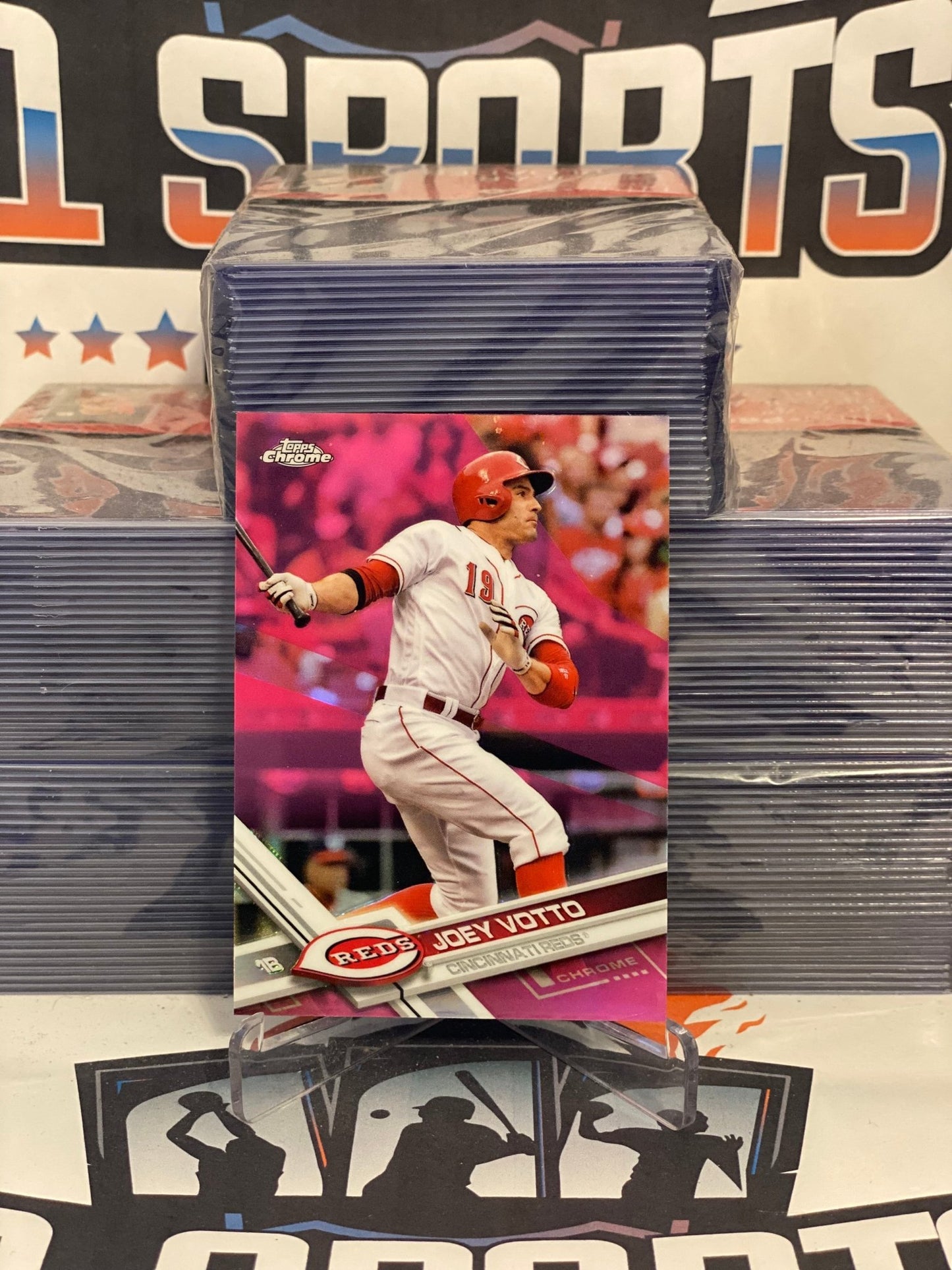 2017 Topps Chrome (Pink Refractor) Joey Votto #94